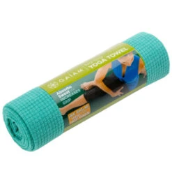 Gaiam No Slip Yoga Mat Towel Turquoise Sea -Yoga Spirit Shop 1740090408995 turquoisesea 6a