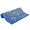 Gaiam Sapphire Feather Printed Yoga Mat 68" 6mm Extra Thick Sapphire Feather -Yoga Spirit Shop 1740223774755 sapphirefeather 2a 1