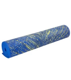 Gaiam Sapphire Feather Printed Yoga Mat 68" 6mm Extra Thick Sapphire Feather -Yoga Spirit Shop 1740223774755 sapphirefeather 4a 1