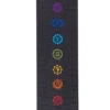 Gaiam Black Chakra Printed Yoga Mat 68" 6mm -Yoga Spirit Shop 1740224167971 blackchakra 1a
