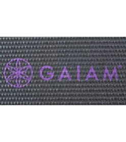 Gaiam Black Chakra Printed Yoga Mat 68" 6mm -Yoga Spirit Shop 1740224167971 blackchakra 5a