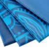 Gaiam Foldable Blue Sundial Printed Yoga Mat 68" 2mm Blue Sundial