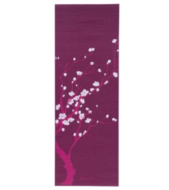 Gaiam Pink Cherry Blossom Printed Yoga Mat 68" 5mm Extra Thick Pink Cherry Blossom -Yoga Spirit Shop 1740225347619 pinkcherryblossom 1