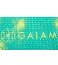 Gaiam Reversible Turquoise Lotus Printed Yoga Mat 68" 6mm Extra Thick Turquoise Lotus -Yoga Spirit Shop 1740226134051 turquoiselotus 6a 1