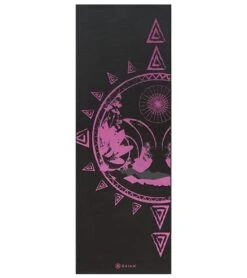 Gaiam Reversible Be Free Printed Yoga Mat 68" 6mm Extra Thick Be Free -Yoga Spirit Shop 1740226625571 befree