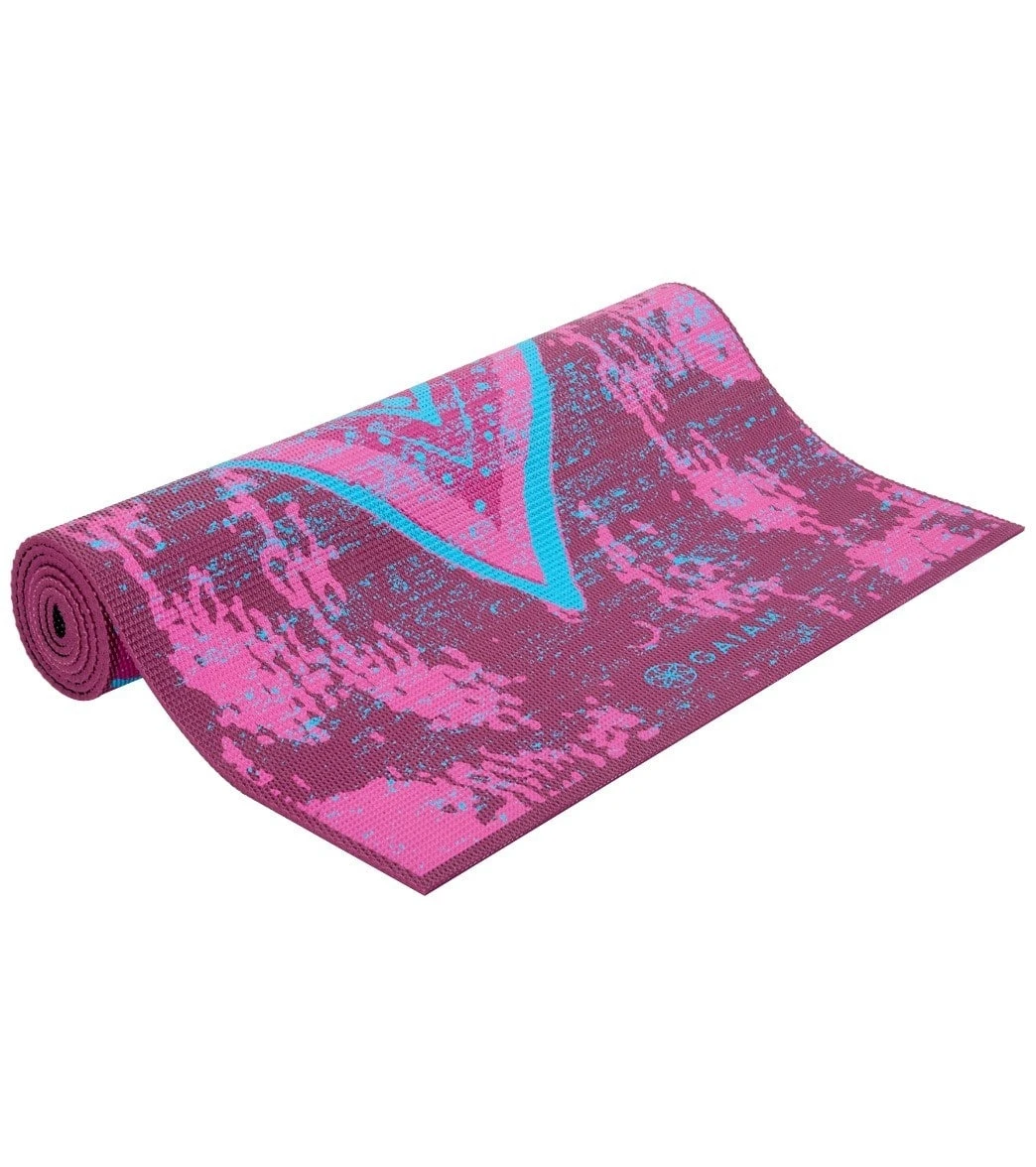 Gaiam Reversible Be Free Printed Yoga Mat 68" 6mm Extra Thick 5 Gaiam Reversible Be Free Printed Yoga Mat 68" 6mm Extra Thick - Image 3
