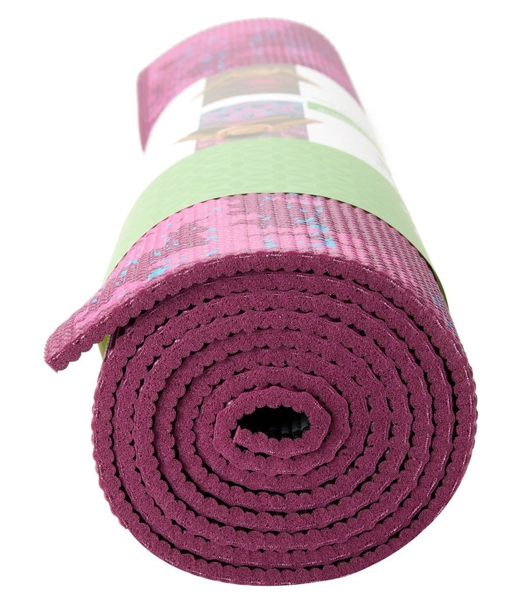 Gaiam Reversible Be Free Printed Yoga Mat 68" 6mm Extra Thick 6 Gaiam Reversible Be Free Printed Yoga Mat 68" 6mm Extra Thick - Image 4