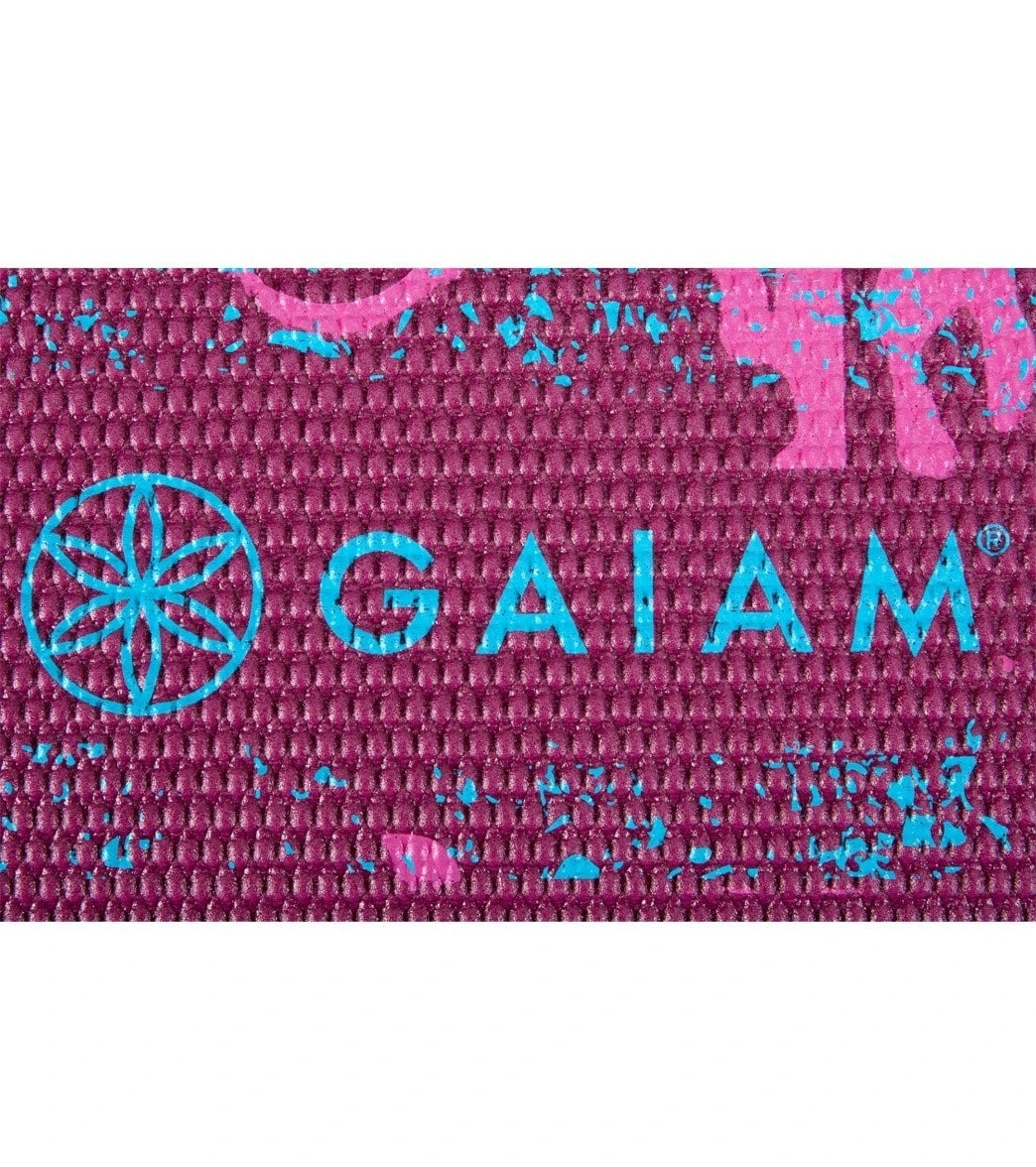 Gaiam Reversible Be Free Printed Yoga Mat 68" 6mm Extra Thick 8 Gaiam Reversible Be Free Printed Yoga Mat 68" 6mm Extra Thick - Image 6