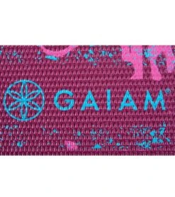 Gaiam Reversible Be Free Printed Yoga Mat 68" 6mm Extra Thick Be Free -Yoga Spirit Shop 1740226625571 befree 6a