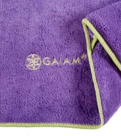 Gaiam Stay Put Yoga Mat Towel -Yoga Spirit Shop 1740227084323 purple 4a 1