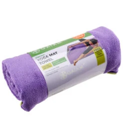 Gaiam Stay Put Yoga Mat Towel -Yoga Spirit Shop 1740227084323 purple 5a 1