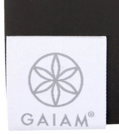 Gaiam Dry Grip Yoga Mat Long & Wide 78" 5mm -Yoga Spirit Shop 1740228952099 black 5a 1