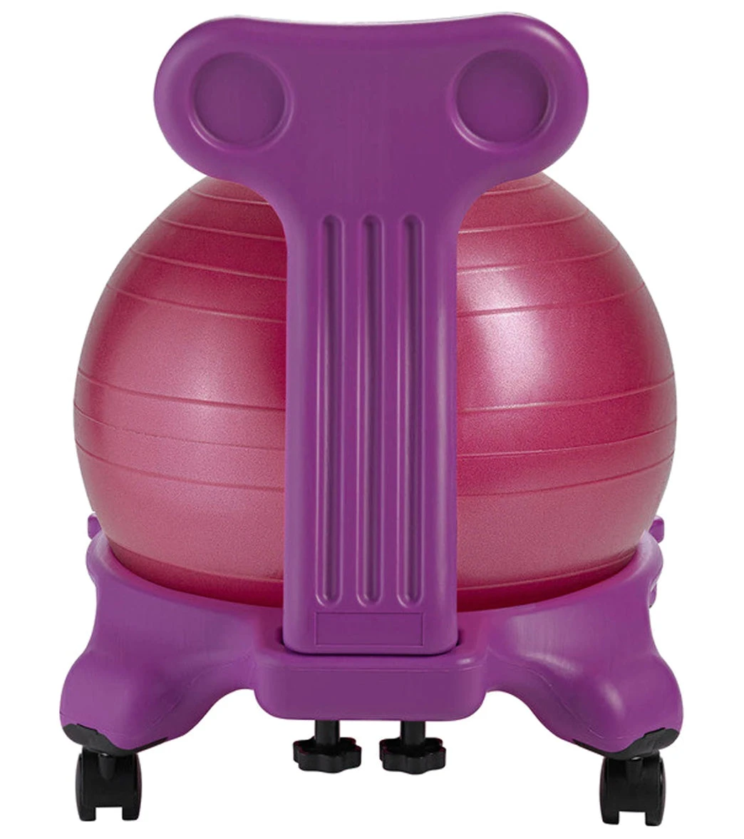 Gaiam Kid's Yoga Balance Ball Chair Purple/Pink 3 Gaiam Kid's Yoga Balance Ball Chair Purple/Pink