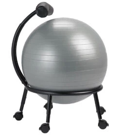 Gaiam Custom Fit Balance Yoga Ball Chair -Yoga Spirit Shop 1740231901219 grey