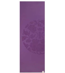 Gaiam Performance Dry-Grip Yoga Mat 68" 5mm -Yoga Spirit Shop 1740351668259 purple 1
