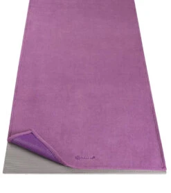 Gaiam Grippy Yoga Mat Towel Sparking Grape -Yoga Spirit Shop 1740352585763 sparkinggrape