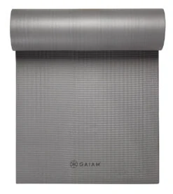 Gaiam Fitness Mat 23.6" 15mm -Yoga Spirit Shop 1740352880675 grey 1