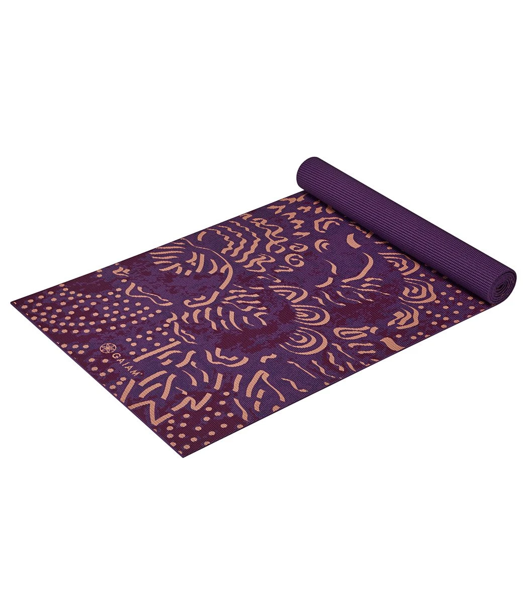 Gaiam Mulberry Cluster Classic Yoga Mat 68" 4mm 4 Gaiam Mulberry Cluster Classic Yoga Mat 68" 4mm - Image 2