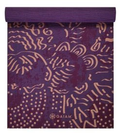 Gaiam Mulberry Cluster Classic Yoga Mat 68" 4mm Mulberry Cluster -Yoga Spirit Shop 1740409569315 mulberrycluster 3a 1