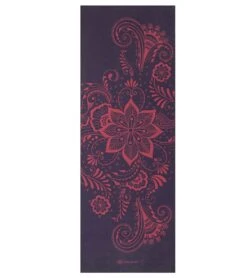 Gaiam Aubergine Swirl Premium Yoga Mat 68" 6mm Extra Thick -Yoga Spirit Shop 1740410683427 aubergineswirl 1