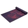 Gaiam Aubergine Swirl Premium Yoga Mat 68" 6mm Extra Thick Aubergine Swirl