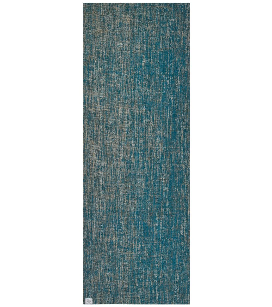 Gaiam Jute Yoga Mat 68" 6mm Thick Turquoise / Beige 5 Gaiam Jute Yoga Mat 68" 6mm Thick Turquoise / Beige - Image 3