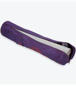 Gaiam Aubergine Embroidered Cargo Yoga Mat Bags Aubergine