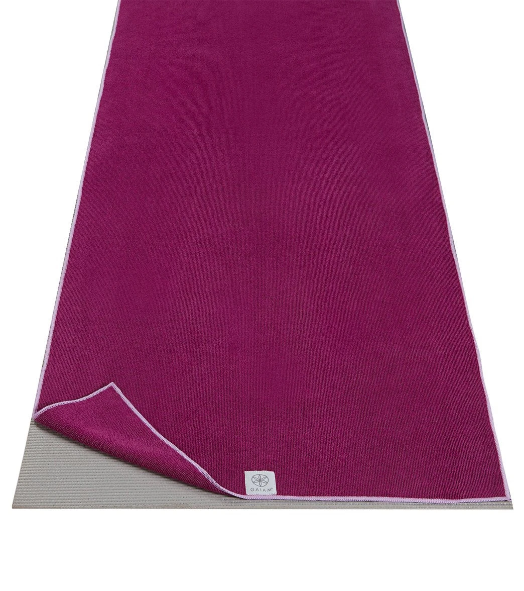Gaiam Mulberry Microfiber Yoga Mat Towel 5 Gaiam Mulberry Microfiber Yoga Mat Towel - Image 3
