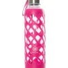 Gaiam Wild Berry Sure Grip Glass Water Bottle 20oz -Yoga Spirit Shop 1740414517283 wildberry 1a
