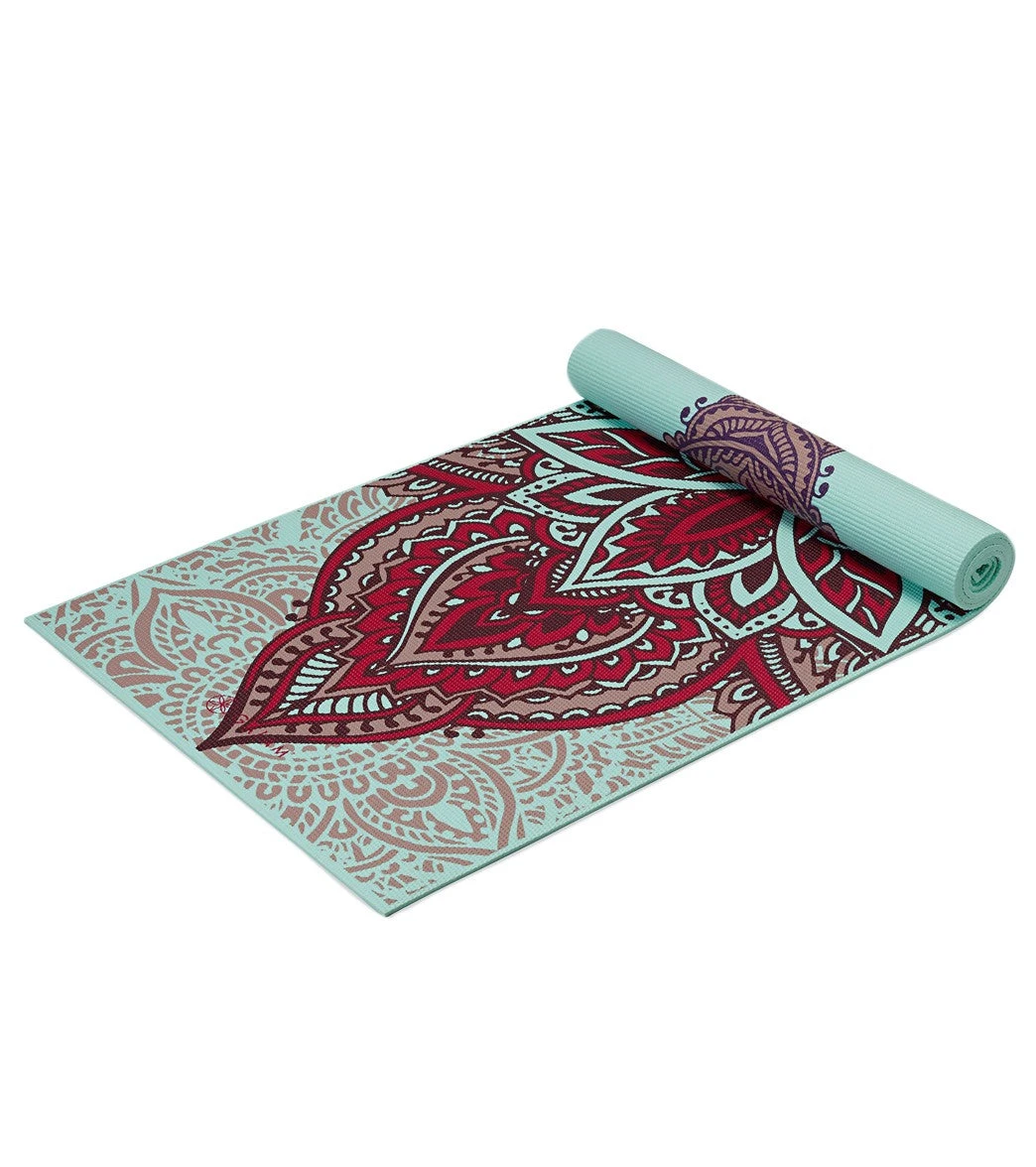 Gaiam Zara Rouge Premium Reversible Yoga Mats 68" 6mm Zara Rouge 4 Gaiam Zara Rouge Premium Reversible Yoga Mats 68" 6mm Zara Rouge - Image 2