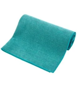 Gaiam Grippy Yoga Mat Towel -Yoga Spirit Shop 1740709855267 teal 2a 1