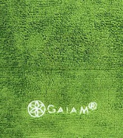 Gaiam Grippy Yoga Mat Towel Apple Green 11 Gaiam Grippy Yoga Mat Towel Apple Green -Yoga Spirit Shop 1740710019107 applegreen 5a