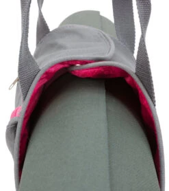 Gaiam On-The-Go Yoga Mat Carrier Fuchsia Red/Storm -Yoga Spirit Shop 1741423280163 fuchsiaredstorm 4a