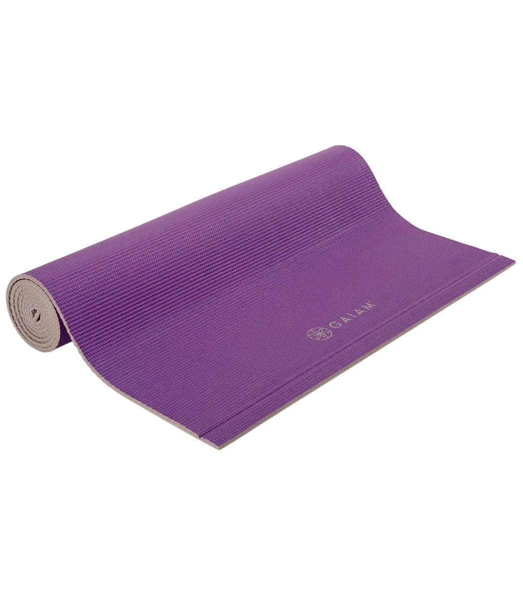 Gaiam Easy Roll Yoga Mat 68" 6mm Extra Thick Grape Cluster 7 Gaiam Easy Roll Yoga Mat 68" 6mm Extra Thick Grape Cluster - Image 5