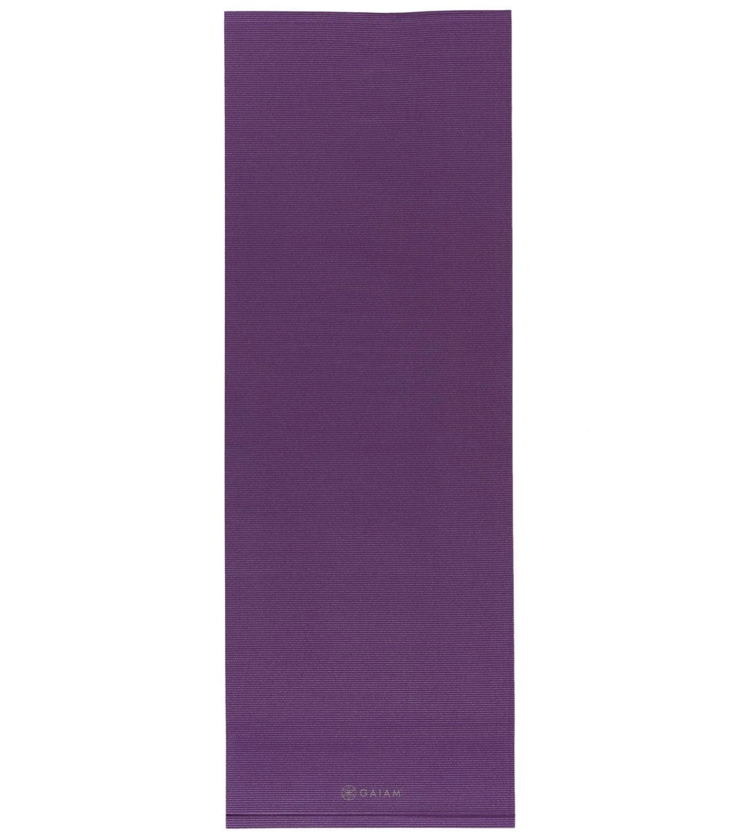 Gaiam Easy Roll Yoga Mat 68" 6mm Extra Thick Grape Cluster 3 Gaiam Easy Roll Yoga Mat 68" 6mm Extra Thick Grape Cluster