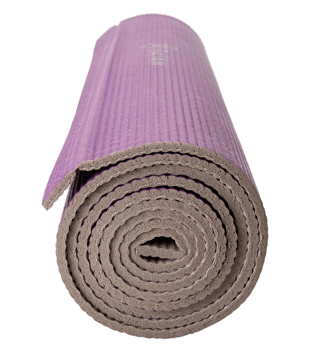 Gaiam Easy Roll Yoga Mat 68" 6mm Extra Thick Grape Cluster 4 Gaiam Easy Roll Yoga Mat 68" 6mm Extra Thick Grape Cluster - Image 2