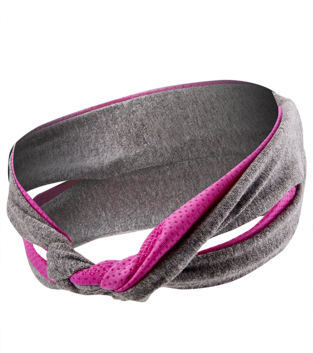 Gaiam Ultra Grip Yoga Headband Grey/Purple 3 Gaiam Ultra Grip Yoga Headband Grey/Purple