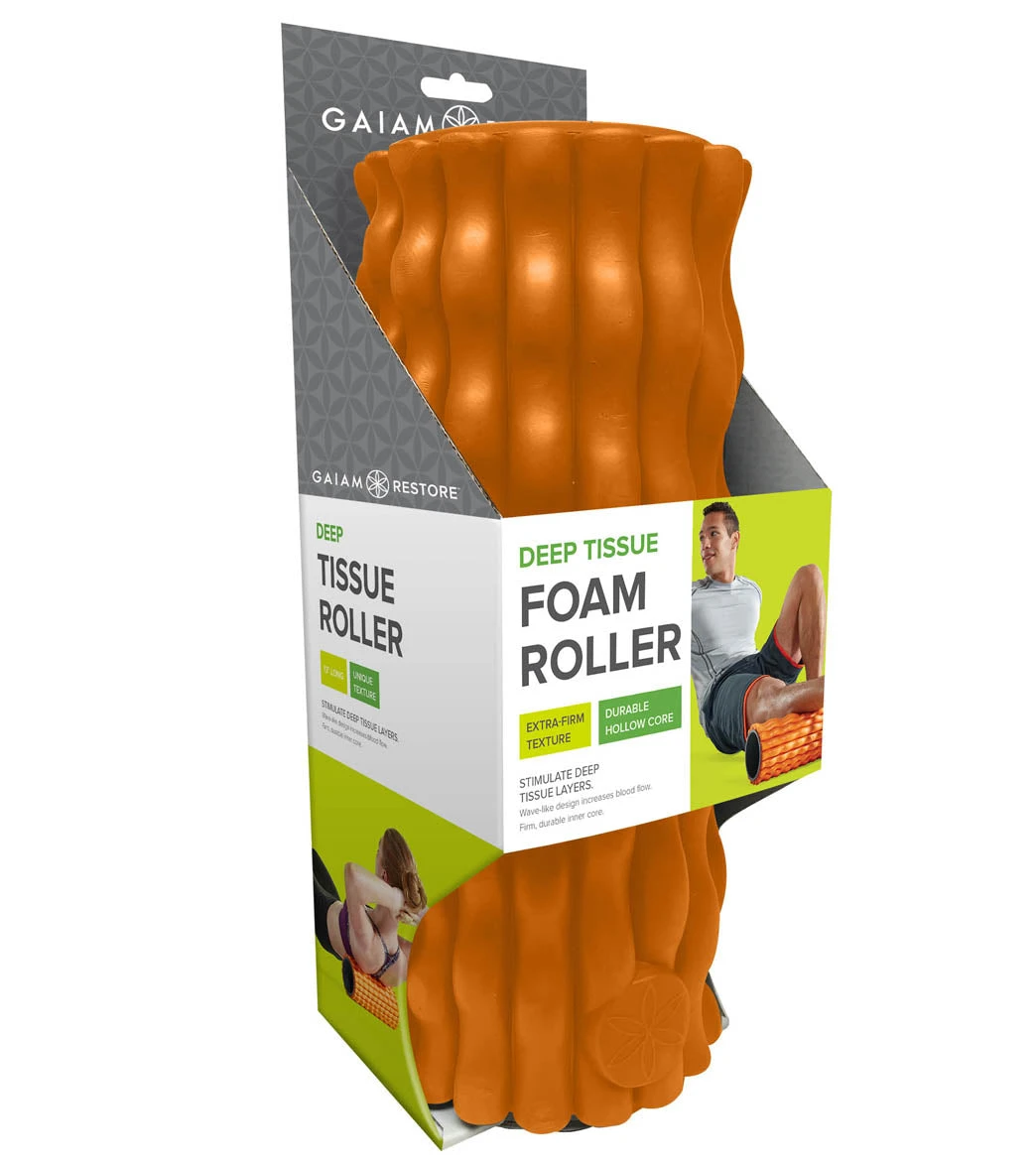 Gaiam Restore Deep Tissue Foam Roller (13" X 6" Diameter) 5 Gaiam Restore Deep Tissue Foam Roller (13" X 6" Diameter) - Image 3