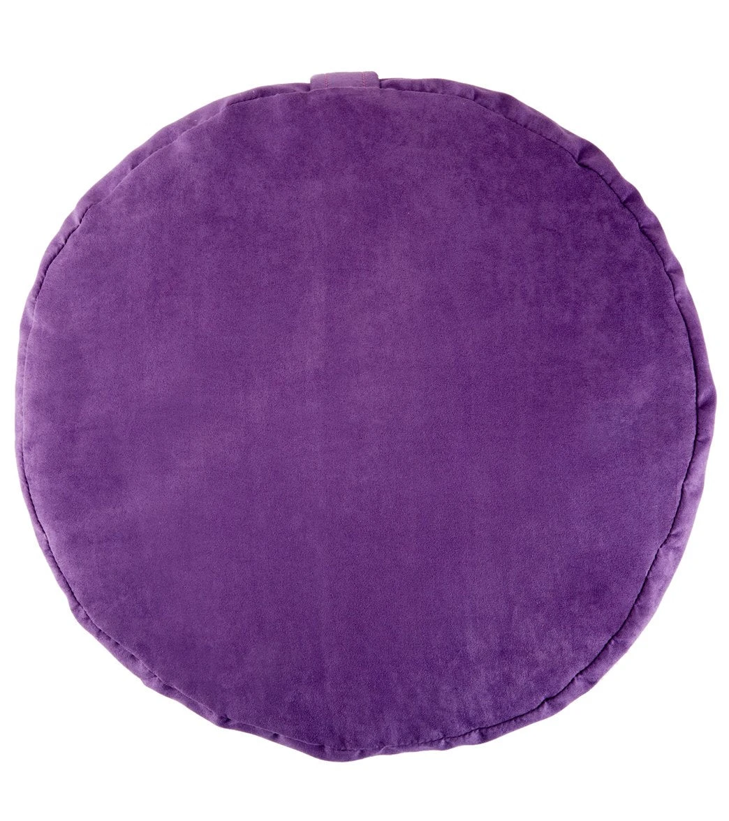 Gaiam Zafu Yoga Meditation Cushion Purple 3 Gaiam Zafu Yoga Meditation Cushion Purple