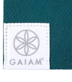 Gaiam Eco Friendly Power Grip Yoga Mat 68" 4mm -Yoga Spirit Shop 1741658816547 teal 5a