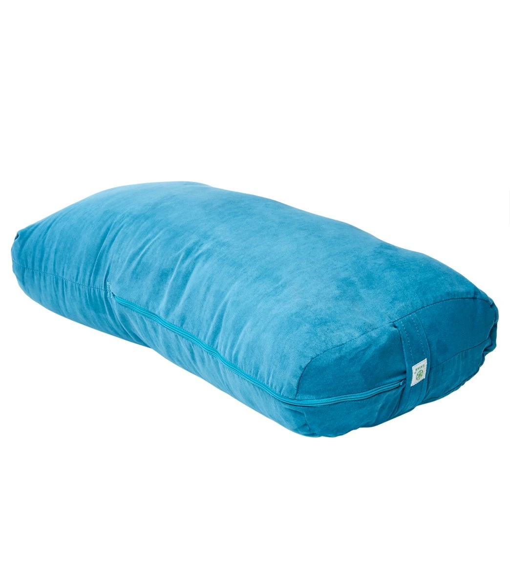 Gaiam Rectangular Bolster Teal 3 Gaiam Rectangular Bolster Teal