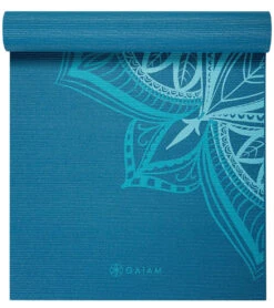 Gaiam Indigo Point Premium Yoga Mat 68" 6mm -Yoga Spirit Shop 1741807550499 indigopoint 3a 1