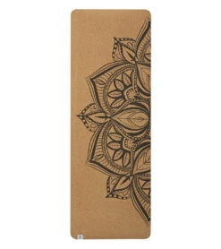 Gaiam Printed Cork Yoga Mat 68" 6mm