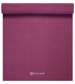 Gaiam Yoga Mat 68" 5mm -Yoga Spirit Shop 4413680418859 mulberry 3a