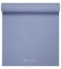 Gaiam Yoga Mat 68" 5mm -Yoga Spirit Shop 4413680451627 chambray 3a