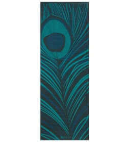 Gaiam Reversible Yoga Mat 6mm Geo Feather -Yoga Spirit Shop 6550028714027 geofeather