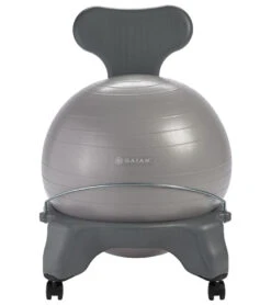 Gaiam Classic Balance Ball Chair 15 Gaiam Classic Balance Ball Chair -Yoga Spirit Shop 6608065495083 coolgrey