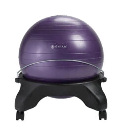 Gaiam Backless Balance Ball Chair -Yoga Spirit Shop 6608065789995 purple 1