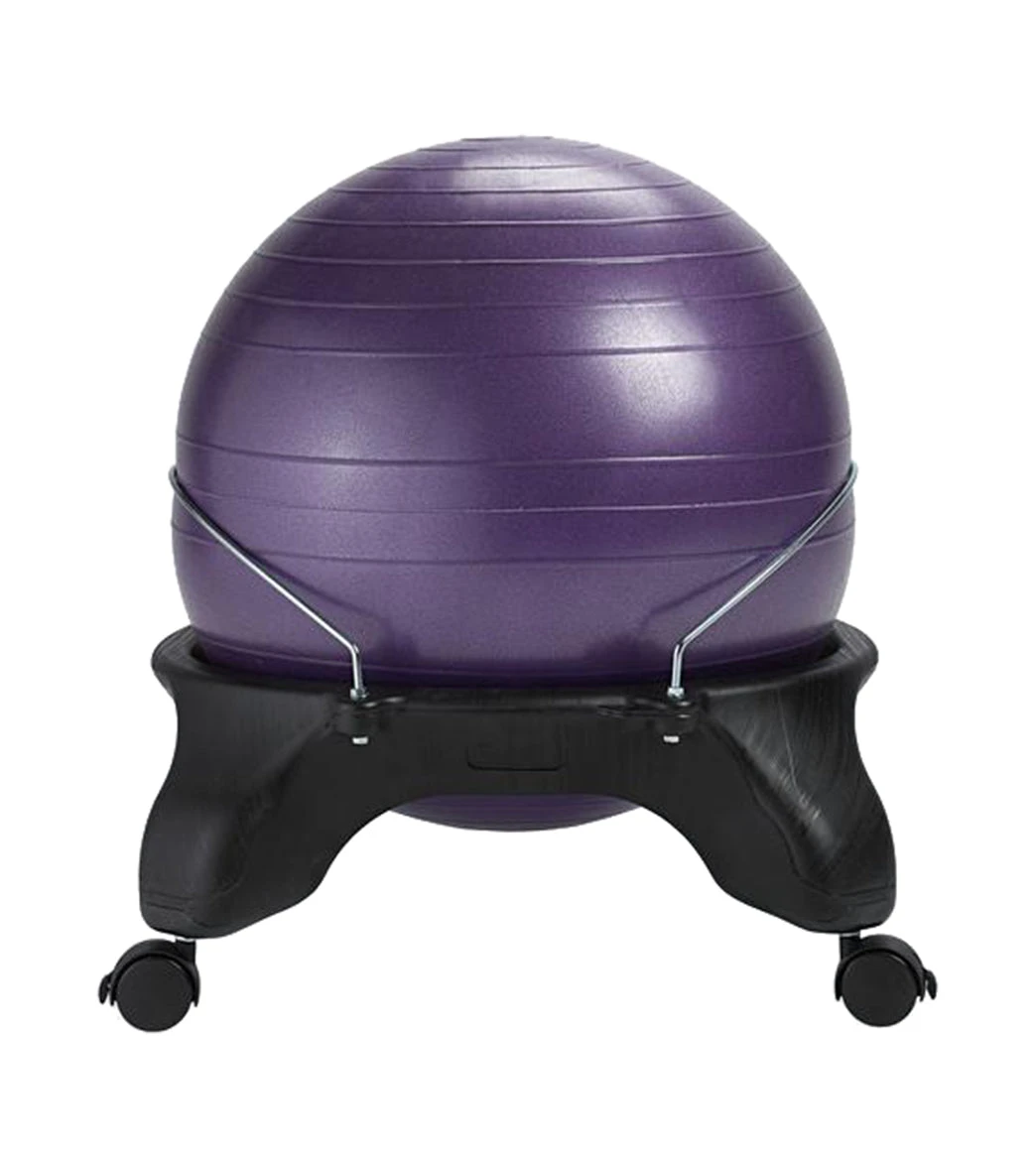Gaiam Backless Balance Ball Chair Purple 3 Gaiam Backless Balance Ball Chair Purple