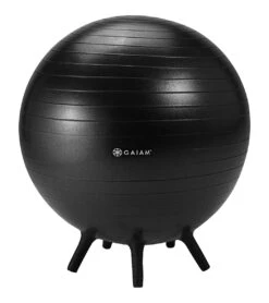 Gaiam No Roll Balance Ball -Yoga Spirit Shop 6608066019371 ballblack
